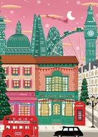 Pieces & Peace puzzel kerst Londen - 1000 stukjes legpuzzel