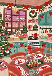 Pieces & Peace puzzel kerst keuken - 1000 stukjes puzzel plezier