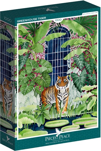 Pieces & Peace legpuzzel Greenhouse Tiger - 1000 stukjes puzzel-2