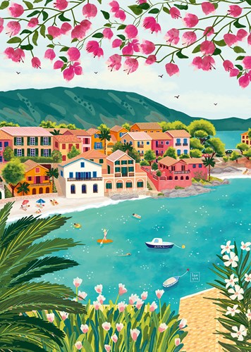 Pieces & Peace puzzel Kefalonia - legpuzzel Griekenland 1000 stukjes