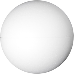 Hobbygroep boule en polystyrène 2 pièces 30 cm matériel créatif