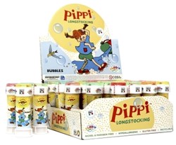 Kinderboeken Pippi bellenblaas display 36 stuks - bellenblaas speelgoed