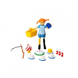 Kinderboeken set d'accessoires Pippi Longstocking l'heure du thé 19 pièces