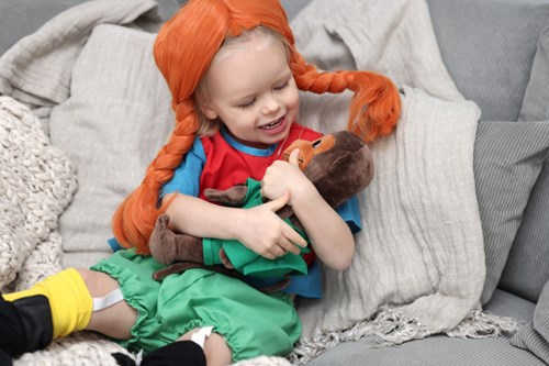 Kinderboeken costume Fifi Brindacier enfant 4-6 ans multicolore déguisement-3