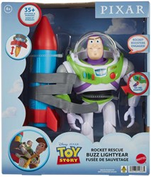 Mattel Pixar Figurine Buzz l'Éclair avec Fusée - Grande Figurine