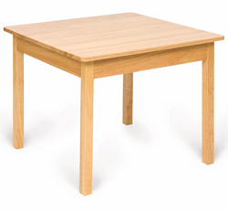 BigJigs houten kindertafel natuurlijk - speelkamer meubel
