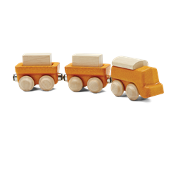 PlanToys Houten Speelgoed Vrachttrein
