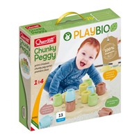 Quercetti bouwset - Chunky Peggy Play Bio - educatief speelgoed 13-delig