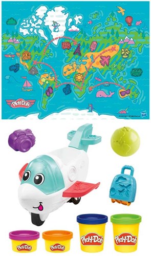 Play-Doh vliegtuig boetseerklei starterset - creatief speelgoed voor kinderen-2