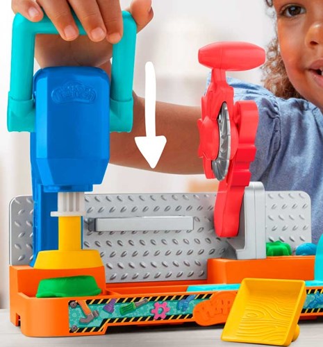 Play-Doh werkbank speelgoed - boetseerklei set voor kinderen - creatief knutselen-2