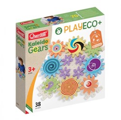 Quercetti jouet de construction Kaleido Gears Eco coffret 38 pièces