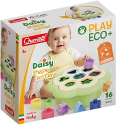 Quercetti boîte à formes Eco+ jouet - fleur éducative à trier 16 pièces