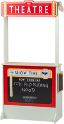 Tidlo houten speelgoed winkel en poppenkast - speeltheater