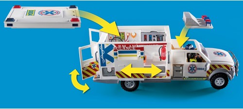 Playmobil City Action Reddingsvoertuig: US Ambulance - 70936