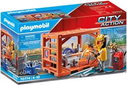 70446 - Playmobil City Action - Ouvriers avec échafaudage