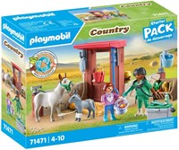 Playmobil boerderij dierenarts speelset met ezels - speelgoed dieren