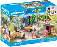 Playmobil jouet ferme Petite ferme de poules set jardin