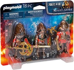 Playmobil 70672 3 combattants Burnham Raiders 