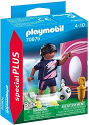 Playmobil Special Plus Voetbalster met doelmuur - 8-delig