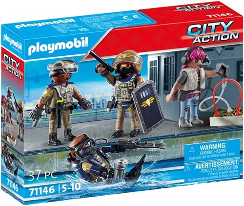 Playmobil City Action politie speelfiguurset - Tactical Unit