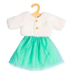 Heless vêtements de poupée veste peluche Yuki avec jupe en tulle 28-35cm poupée