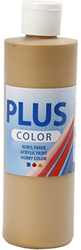 Plus Color acrylverf goud 250 ml - hobbyverf voor creatief schilderen