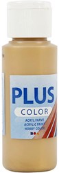 Plus Color acrylverf goud 60 ml - hobbyverf - sneldrogend