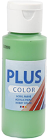 Plus Color acrylverf groen 60 ml - hobbyverf voor kinderen en volwassenen