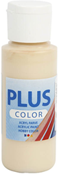 Plus Color acrylverf hobbyverf ivoor beige 60ml - sneldrogend