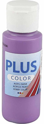 Plus Color acrylverf donkerlila 60 ml - hobbyverf voor knutselen