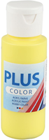 Plus Color acrylverf geel - hobbyverf 60 ml - schilderen