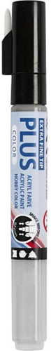 Plus Color marker grijs 0,7 mm - hobby permanent marker