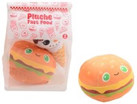 Johntoy pluche fastfood knuffels set van 2 vrolijke speelgoed-3