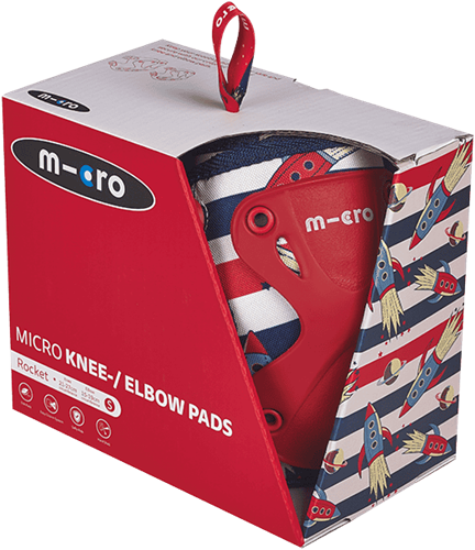 Micro knie- en elleboogbeschermers Rocket voor kinderen - extra bescherming-2