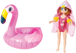 Lottie pop zwembadfeest - zomerse speelset met flamingo