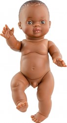 Paola Reina Pop Gordi jongen (donker), ongekl. 34cm