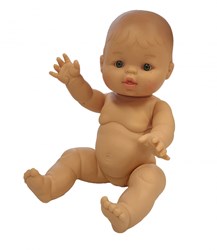 Paola Reina babypop Gordi meisje met sproetjes 34cm vinyl pop