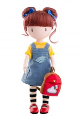 Santoro poupée Gorjuss Where I am 32cm - poupée de jeu avec accessoires