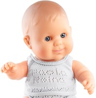 Paola Reina pop jongen blank met ondergoed - realistische speelpop-2