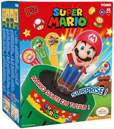 Tomy jeu pour enfants Super Mario - Jeu de société Pop Up Mario