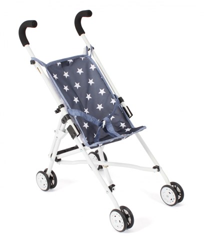 Bayer Chic 2000 poppenbuggy Roma donkerblauw sterren buggy speelgoed