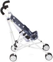 Bayer Chic 2000 poppenbuggy Roma donkerblauw sterren buggy speelgoed-3