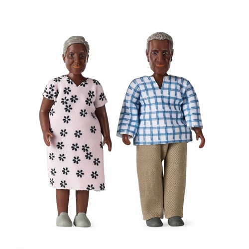 Lundby poppenhuisfiguren opa & oma Billie - poppenhuis speelgoed set-2