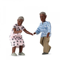 Lundby figurines maison de poupée grands-parents Billie - set jouet maison de poupée
