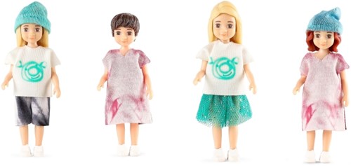 Lundby poppenhuisfiguur creatieve speelset 4-in-1 poppenhuis accessoires