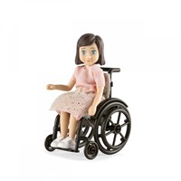 Lundby poppenhuisfiguur Lourdes met rolstoel - speelgoed poppenhuis