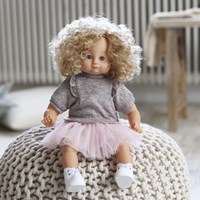 Skrallan vêtement poupée jupe en tulle poupée 36-40cm multicolore-3