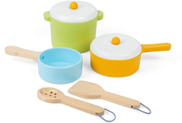 BigJigs batterie de cuisine en bois cuisine jouet bois FSC durable-2