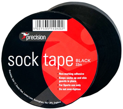Precision bande adhésive sport noire 19mm x 33m 10 rouleaux