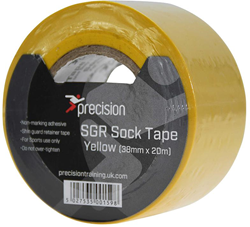Precision sokkentape sport geel 38mm x 20m verpakking van 5 rollen